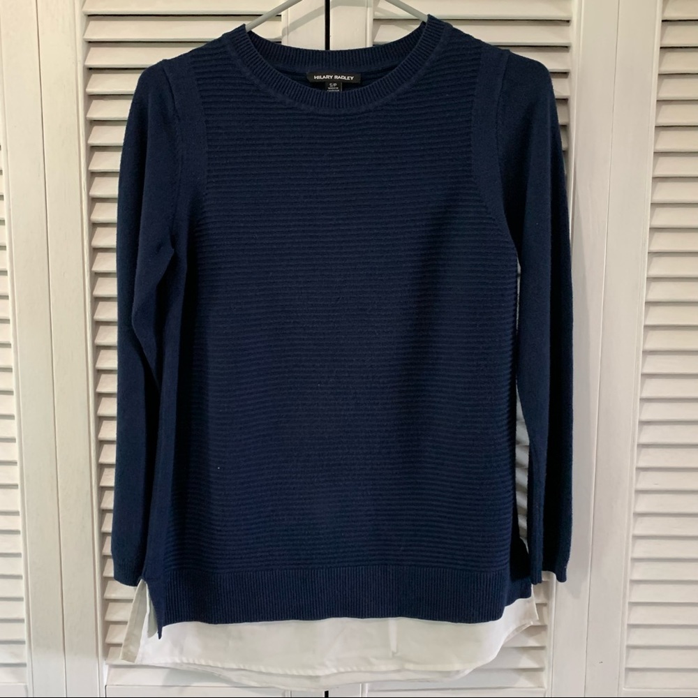 Hilary Radley Ladies Long Sleeve Sweater